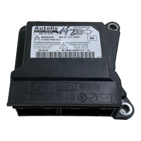 Modulo Acionado Airbag Citroen C3 2016 9803832180 6508