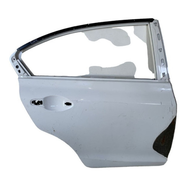 Porta Traseira Direita Civic 2012 2013 Á 2016 Recuperada