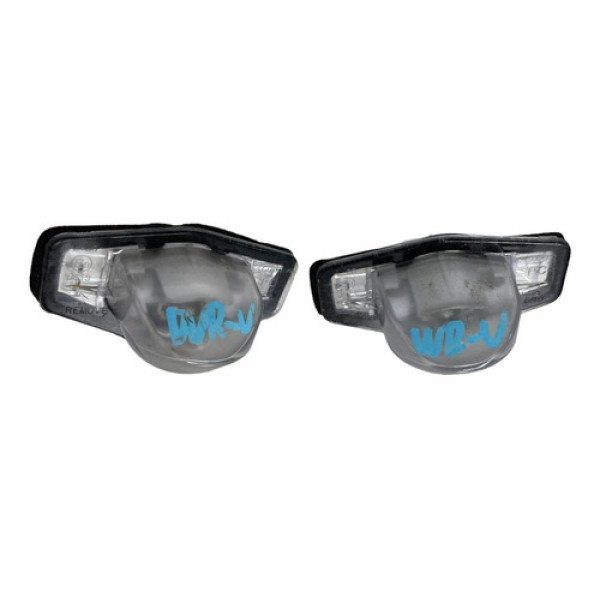 Par De Luz De Placa Honda Wr-v 2021 Original 5262