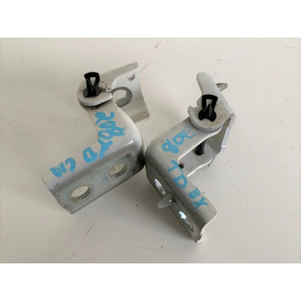 Par Dobradica Porta Traseira Direita Peugeot 208 2016 1952