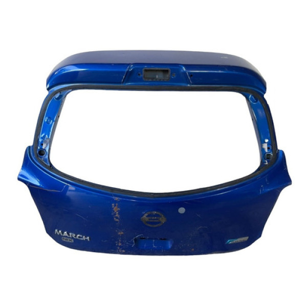 Tampa Traseira Nissan March Usada Com Detalhes