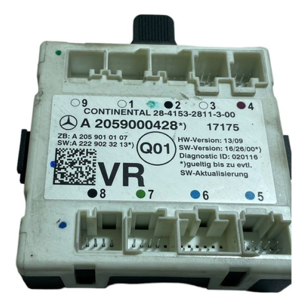 Módulo Porta Dianteira Direita Mercedes C180 2017 -10248