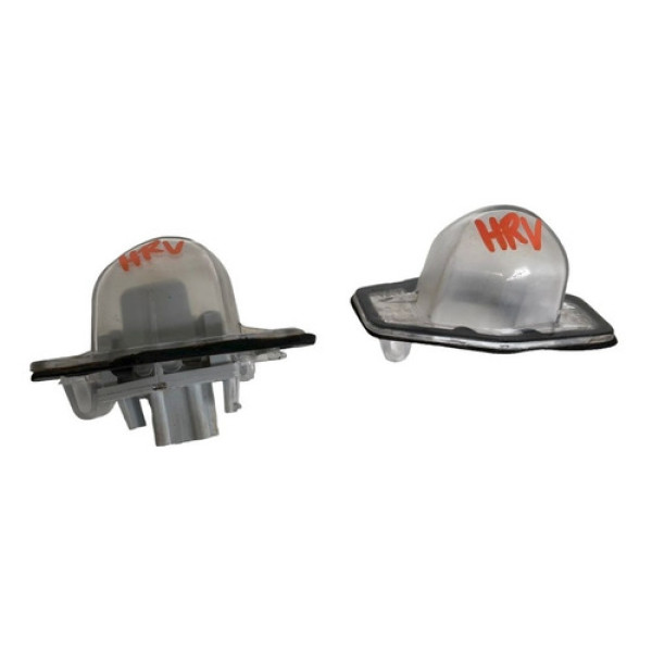 Par De Luz De Placa Honda Hrv 2020 Original 4638