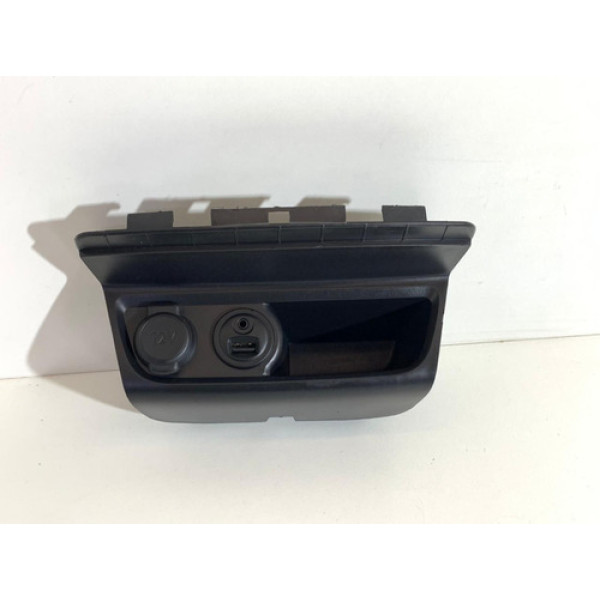 Moldura Cinzeiro C/ Usb Peugeot 208 2015 Original 20