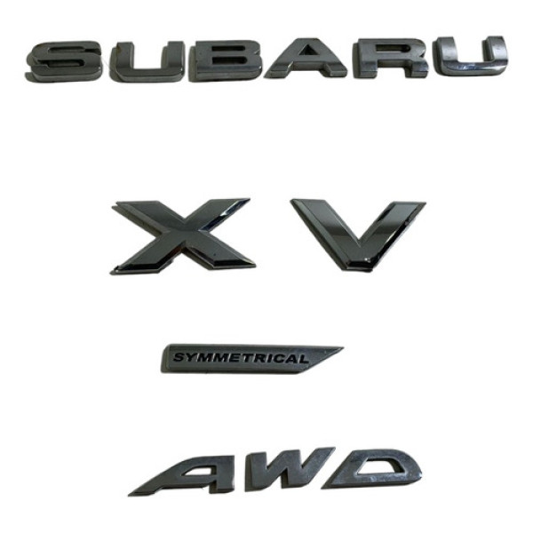 Kit Emblema Tampa Traseira Subaru Xv 2016 Original 6252