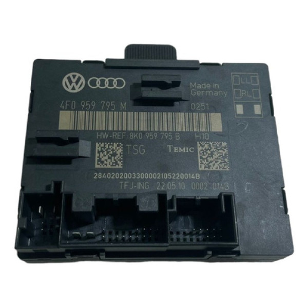 Modulo Porta Traseira Audi A6 2010 4f0959795m -7946