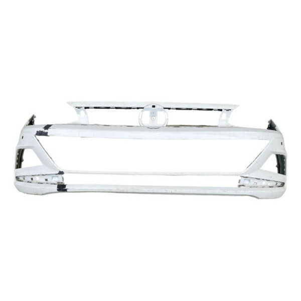 Parachoque Diantei Polo Virtus 2017 Á 2021 C/furo Sensor N3