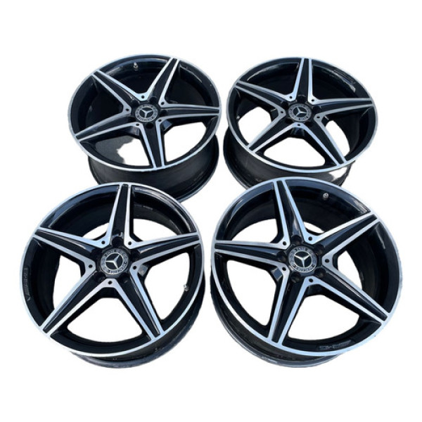 Jogo De Rodas Aro 18 Mercedes C250 Amg Originais