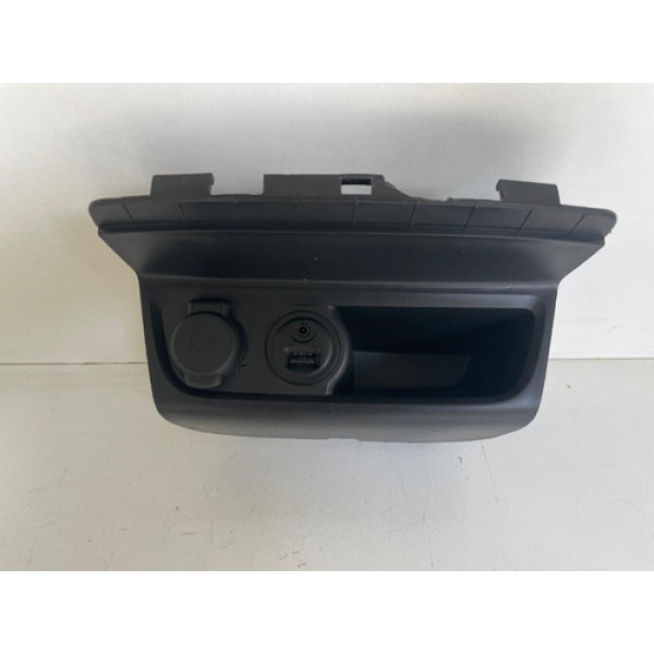 Moldura Cinzeiro C/ Usb Peugeot 208 2015 Original 885