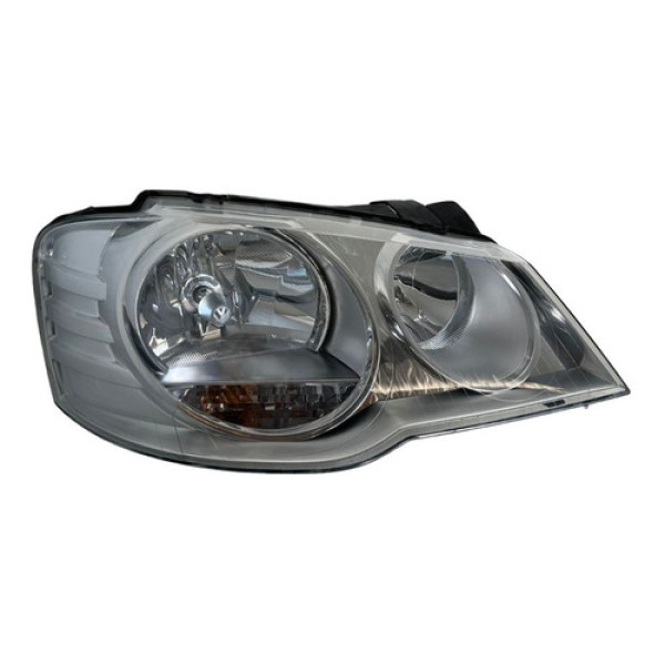 Farol Direit Golf 2008 Á 2013 Cromado Original Recuperado N2