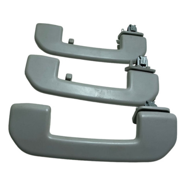 Kit 3 Puxador Alça Teto Pqp Citroen C4 Lounge 2015 - 10125