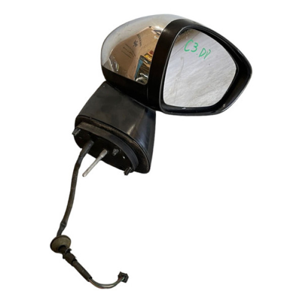 Retrovisor Direito Cromado C3 Picasso 2012 C/detalhe - 502
